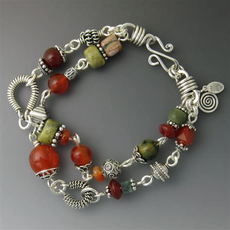 Carnelian Bracelet, Beautiful one-of-a-kind bracelet