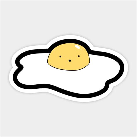 Cute Egg Yolk - Egg - Sticker | TeePublic