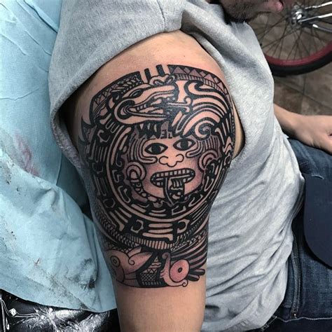 100+ Best Aztec Tattoo Designs - [Ideas & Meanings in 2019]