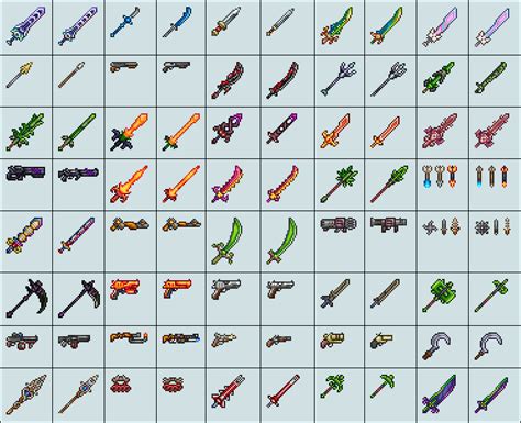 Realistic Weapons and Tools - Terraria Texturepacks