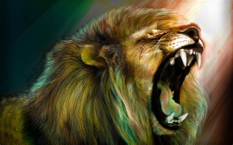 Lion Roaring Wallpapers - Top Free Lion Roaring Backgrounds - WallpaperAccess