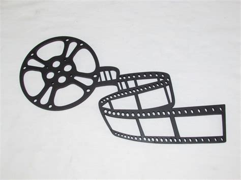 Wooden movie reel with film strip cinema theater wall decor art – Artofit