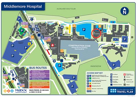 Auckland Hospital Map