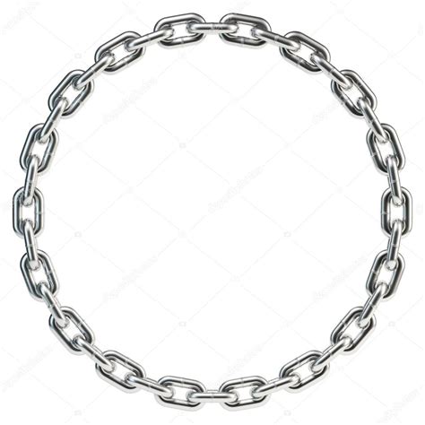 Chain coiled in a circle Stock Photo by ©NikolayN 56810937