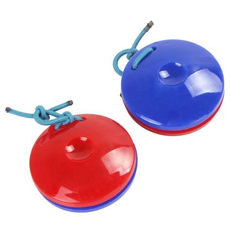 2pcs! Finger Castanets Clackers Plastic Percussion Instrument Idiophone for Dance Show KTV Party ...