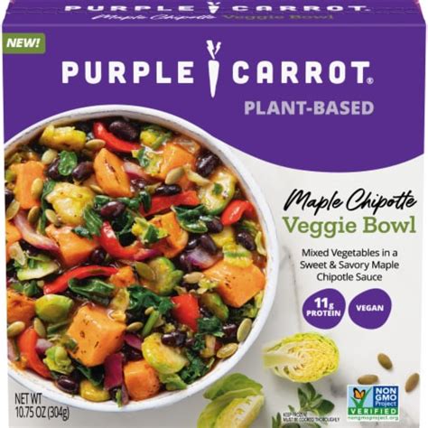 Purple Carrot Maple Chipotle Veggie Bowl Vegan Frozen Meal, 10.75 oz - Smith’s Food and Drug