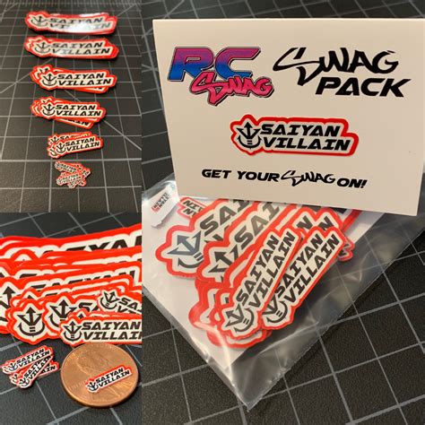 Custom Text Stickers SWAG Packs! - RC SWAG - Stickers, T-Shirts, Hoodies, RC Kits, Parts & More!