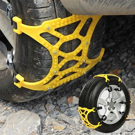 Car Vehicle Truck Off Road SUV Safe Snow Tire Wheel Chain Anti skid ...