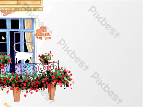 Cartoon Fresh House Window Element PNG Images | PSD Free Download - Pikbest