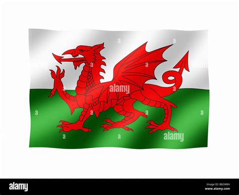 Wales flag dragon