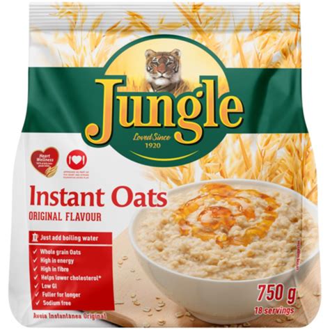 Jungle Instant Oats Original 750gr - Superb Hyper