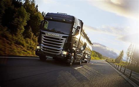 1280x720 resolution | black Scania trailer truck, Scania, Truck ...