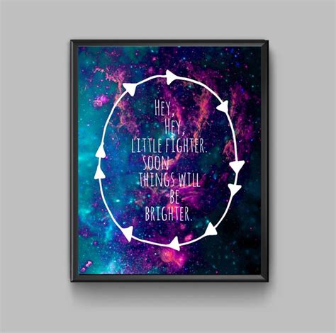 8x10 Hipster Galaxy Quote Printable - Sunrise Avenue Quote Print - Indie, Hipster, Lyrics, Quote ...