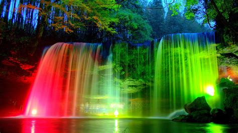 Desktop Wallpapers Waterfalls with Rainbow (34+ images)