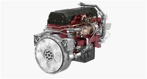 3D mack semi truck engine - TurboSquid 1292084