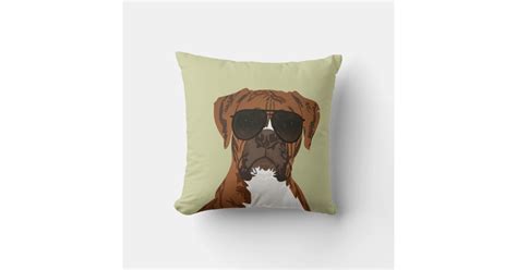 Cool Boxer Dog for Dog Lovers Pillow | Zazzle