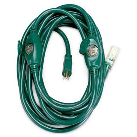 09001ME 25 ft. Green Outdoor Extension Cord - Walmart.com - Walmart.com