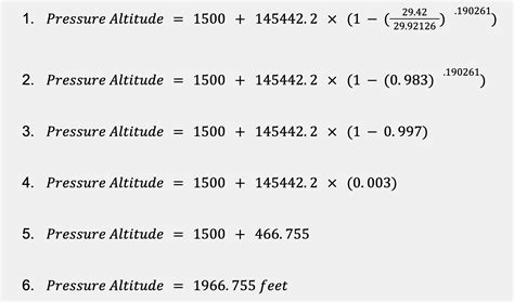 Pressure Altitude Explained (Formula and Examples) - Pilot Institute