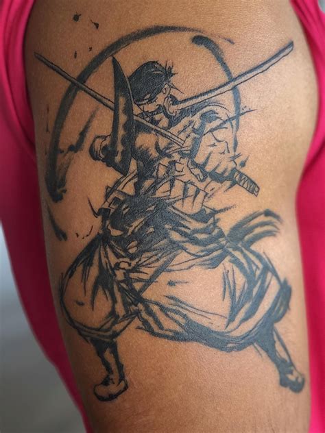 Roronoa Zoro by Shao @Assassin Tattoo, Houston TX : r/tattoos