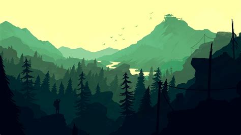 Mountain Wallpaper 4K Cartoon