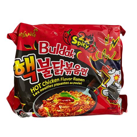 Samyang 2x Spicy Hot Chicken Flavor Ramen (Korean Noodles) PACK (5pc)