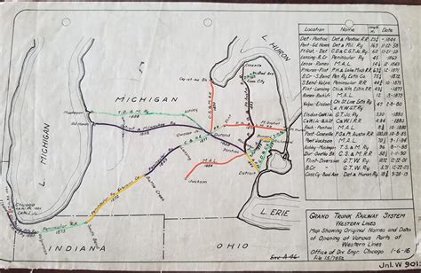 Industrial History: GTW: Grand Trunk Western Railroad