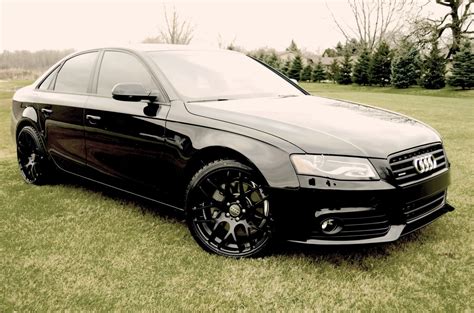 Audi A4 2010 Black Rims