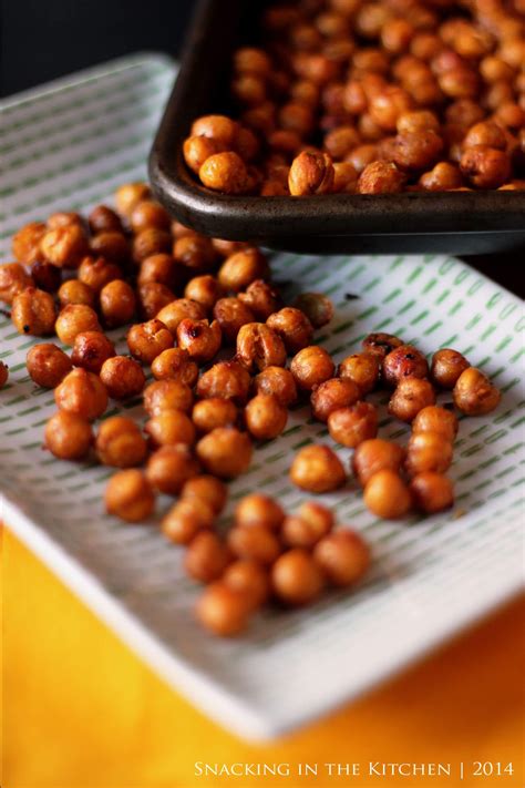 Spicy-oven-roasted-chickpeas | SnackNation