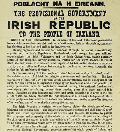 Ultra-rare copy of 1916 Irish Proclamation of Independence sells for almost €200,000 | The Irish ...