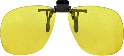 Night Driving Glasses x 2 Yellow Clip On Anti Glare Day Time Vision Polarised UK | eBay