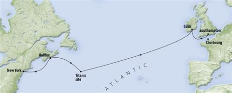 The Ill Fated Titanic Voyage In Detail | Map | Route | Events