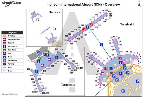 Incheon Airport Terminal 2 Map Printable