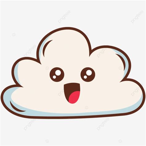 Happy Cloud Vector, Happy, Cloud, Clouds PNG and Vector with ...