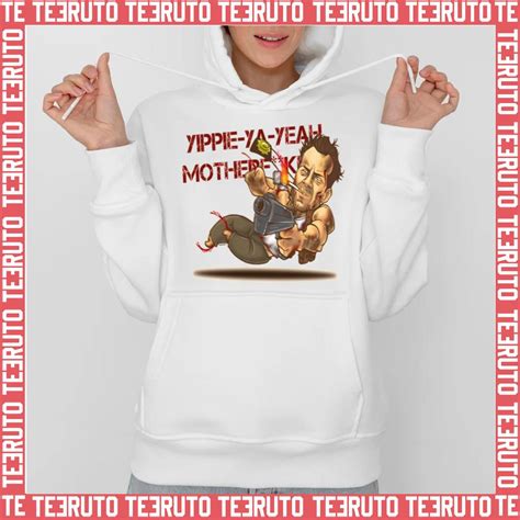 John Mcclane Die Hard Funny Cartoon Art Unisex Hoodie - Teeruto