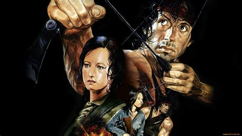 Wallpaper ID: 659770 / Rambo: First Blood Part II, Rambo, movies, Julia Nickson, Sylvester ...