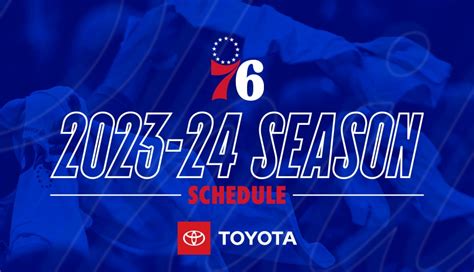 76ers 2023-24 Regular Season Schedule: Key Dates & Matchups | NBA.com