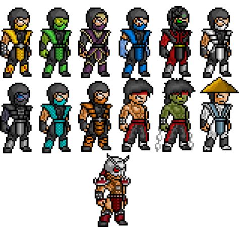 Mortal Kombat Sprites by BLZofOZZ on DeviantArt