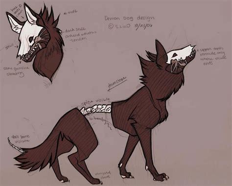 Demon Dog Design by lemonfruitpie on DeviantArt