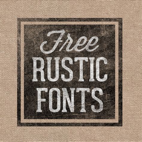 Font Must-Haves: Free Rustic Fonts | The Anastasia Co. | Rustic font, Lettering, Lettering fonts