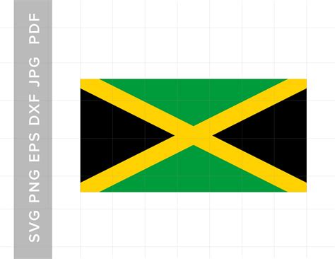 Jamaica Flag svg Jamaican svg Digital Download for Cricut and | Etsy