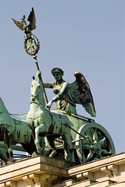 Quadriga Brandenburg Gate stock image. Image of berlin - 5647427