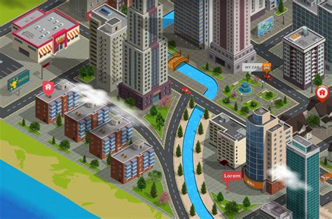 Isometric Map Generator on Behance