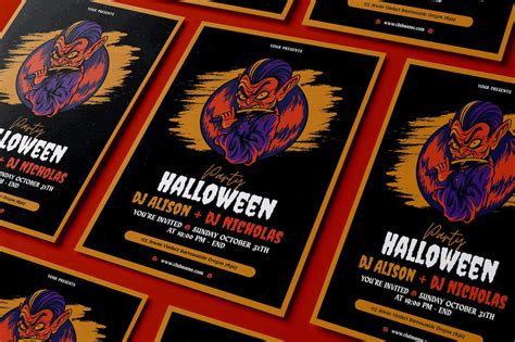 Halloween Party Flyer on Behance :: Behance