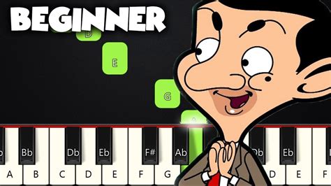 Mr. Bean Animated Theme Song | BEGINNER PIANO TUTORIAL + SHEET MUSIC by ...