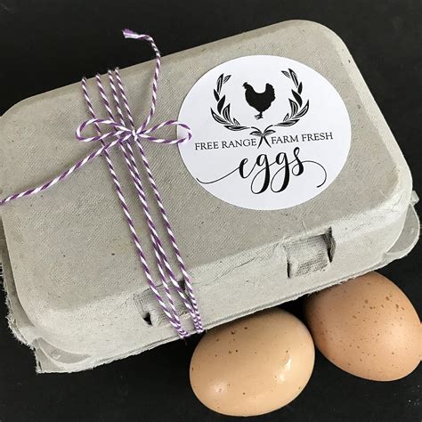 Egg Carton Label Template