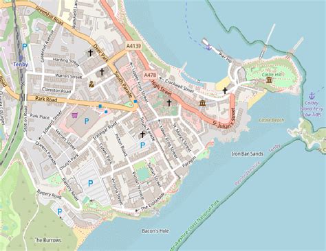 Tenby_Map | Steps2Health Walking Club