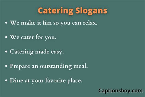 400+ Funny Catering Slogans That You Can Use