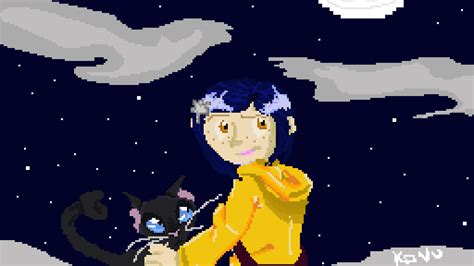 Editing Coraline - Free online pixel art drawing tool - Pixilart