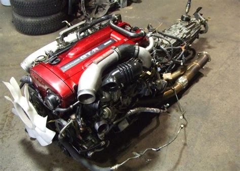 JDM NISSAN SKYLINE GTR RB26DETT R34 ENGINE WITH 6 SPEED GETRAG MT TRANSMISSION - JDM Tokyo Motor ...