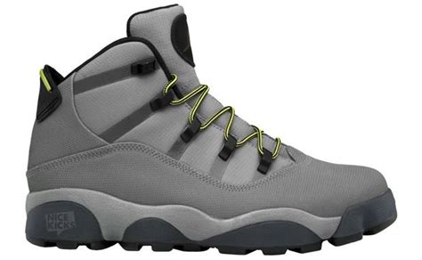 Jordan Winterized 6 Rings Light Charcoal/High Voltage | Nice Kicks